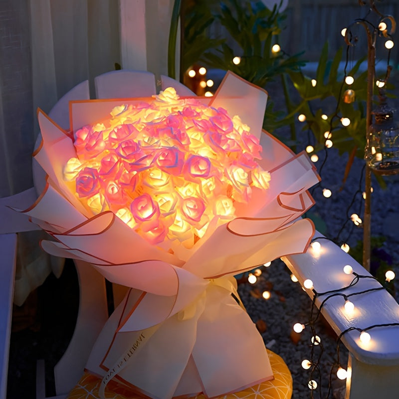 Rose Flower String Lights