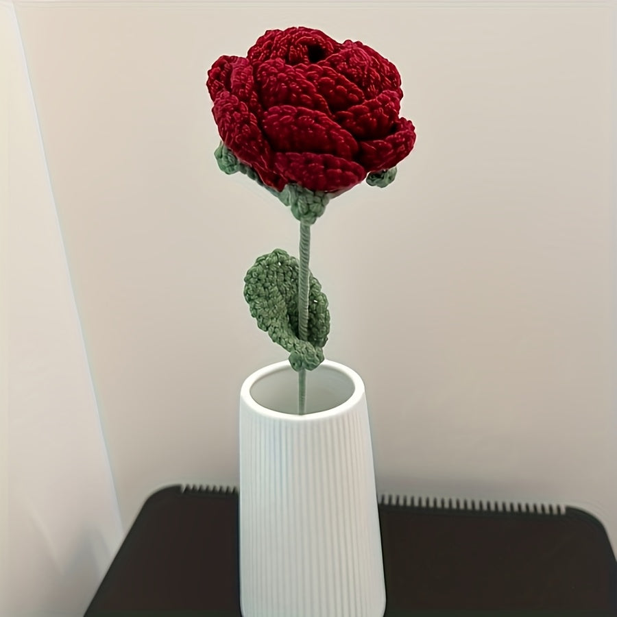 Crochet Rose Bouquet