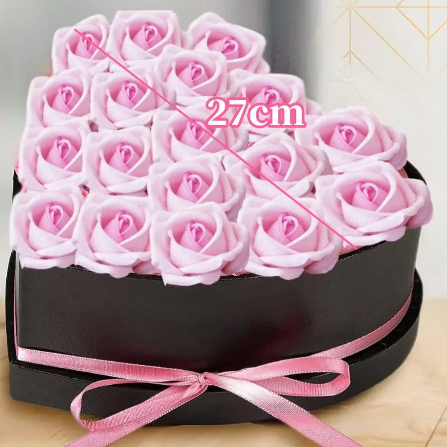 Heart Shape Rose Gift Box