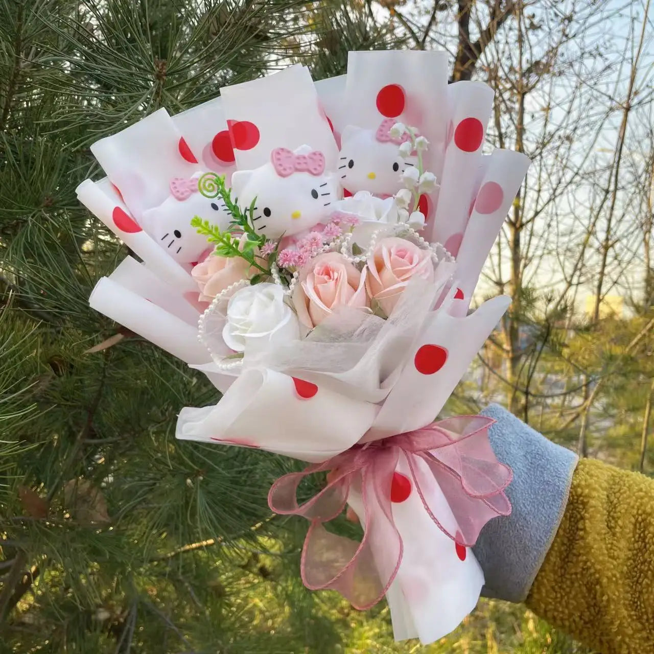 Hello Kitty Cat Dolls  Flowers